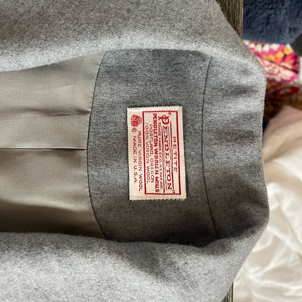 Pendleton Gray Blazer Classic Suit Jacket - image 2